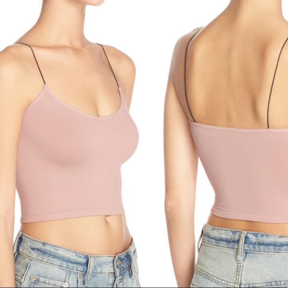 Pink Free People Tank